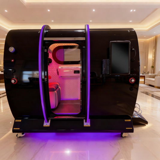 Seated Hard-Shell Hyperbaric Oxygen Chamber (1.0–2.0 ATA) – Home Dual